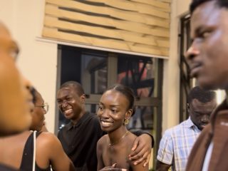 Creative Ascent September 2025 meetup panel discussion on branding at Vegas Lounge, Kumasi