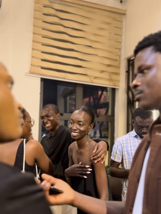 Creative Ascent September 2025 meetup panel discussion on branding at Vegas Lounge, Kumasi